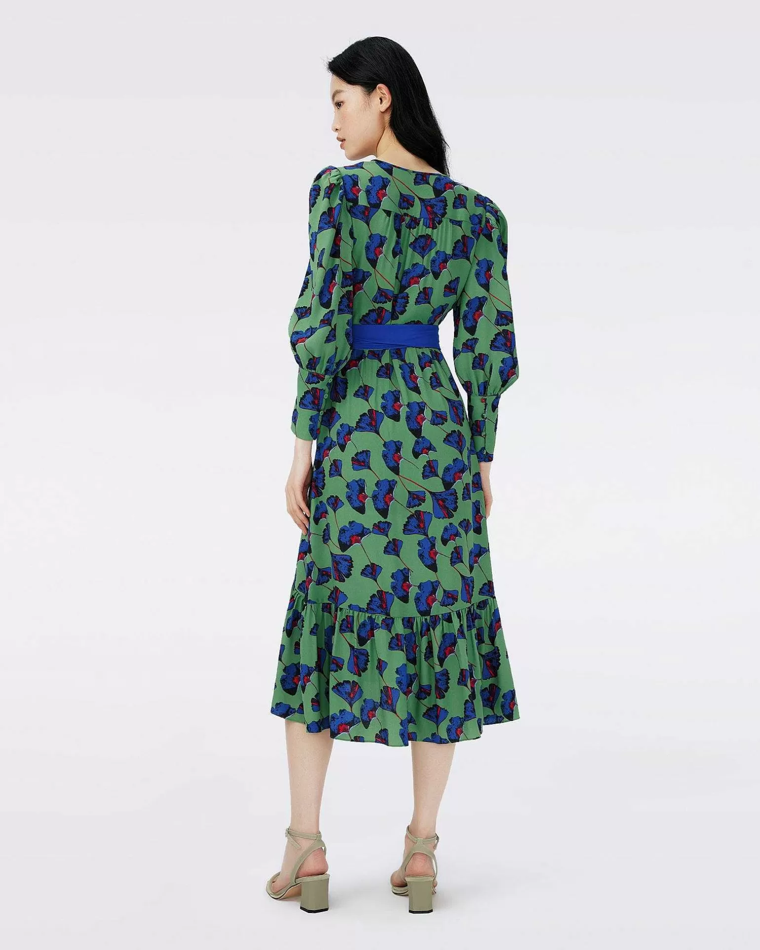 Kvinner Diane von Furstenberg Midi Kjoler>Blade Wrap Dress