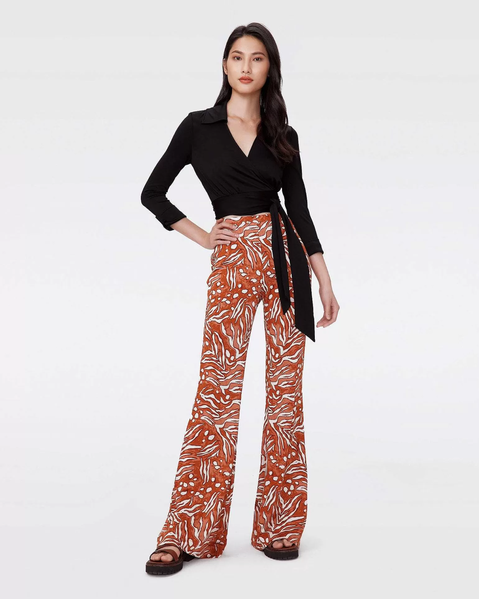 Kvinner Diane von Furstenberg Svarte Kjoler>Bobbie Wrap Top