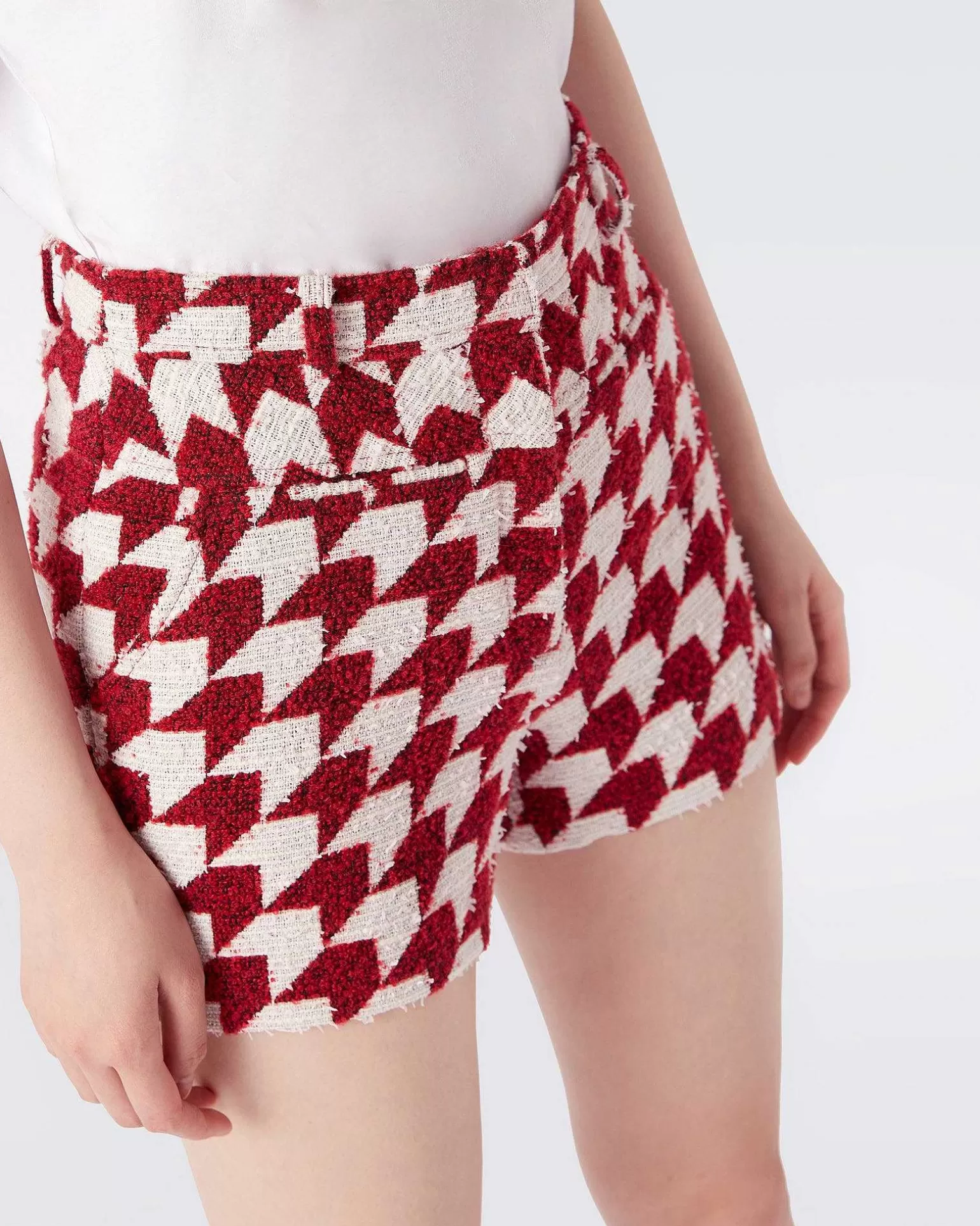 Kvinner Diane von Furstenberg Alle Skiller>Gramercy Bucled Ullshorts