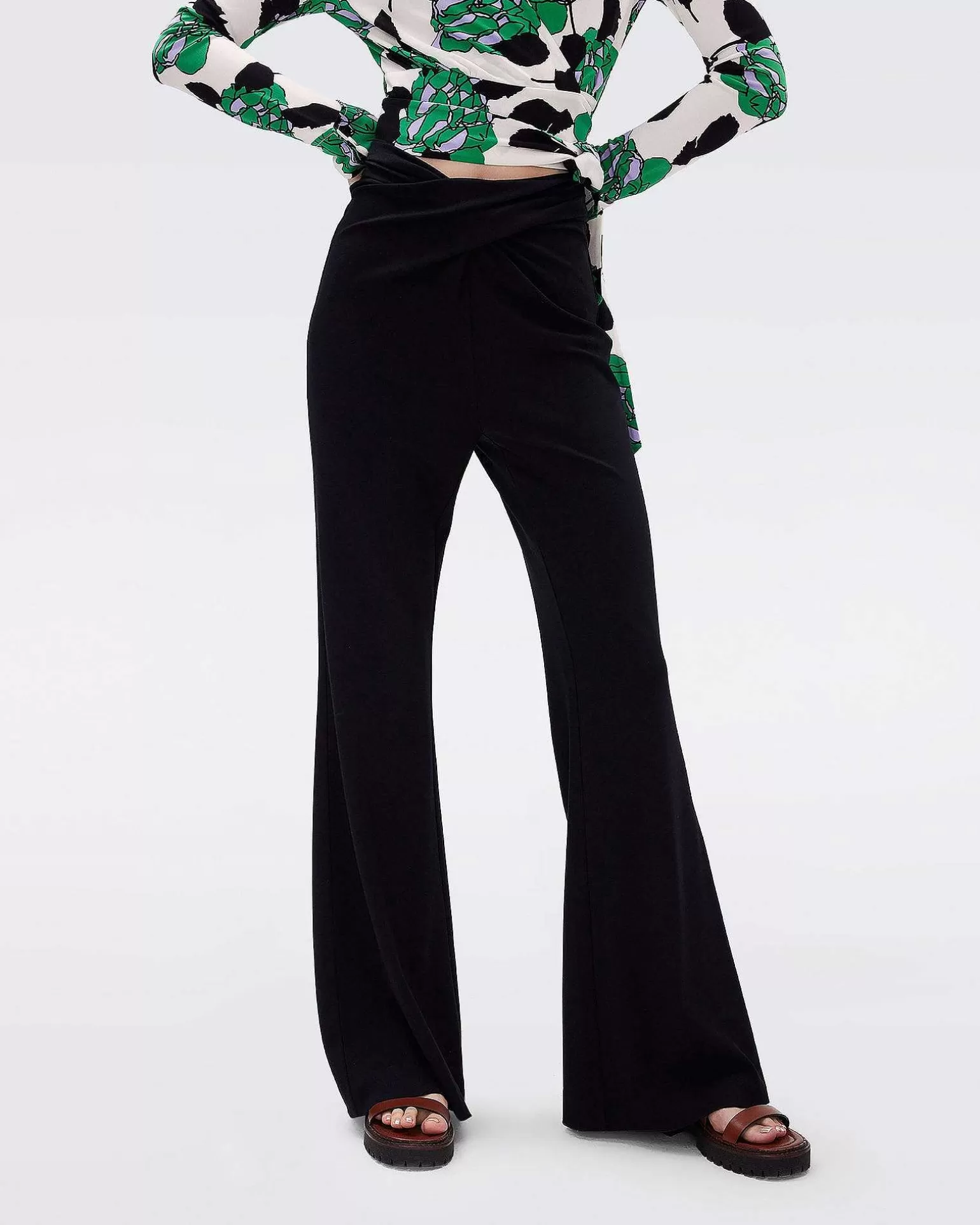 Kvinner Diane von Furstenberg Svarte Kjoler>Leigh Pants