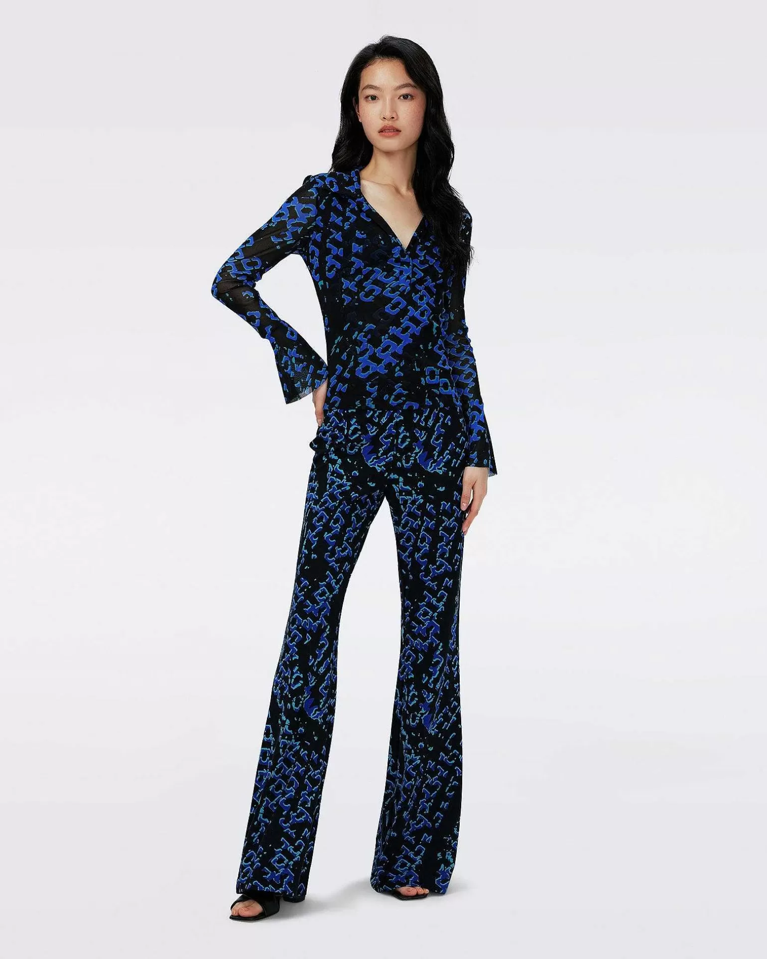 Kvinner Diane von Furstenberg Alle Skiller>Mackenzie Mesh Topp