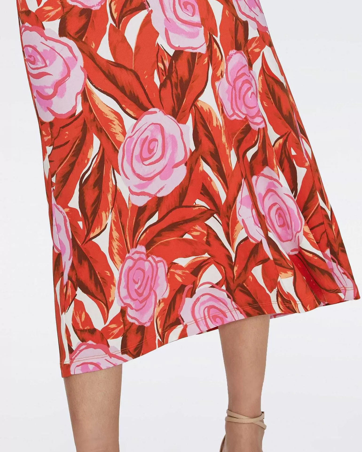 Kvinner Diane von Furstenberg Midi Kjoler>Zetna Faux Wrap Dress